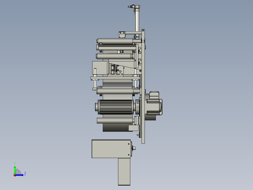 NM16076-09绝缘片收放卷2左视图