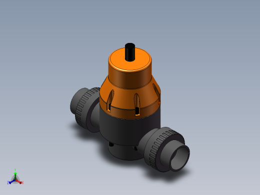 VALVE-ANGLE_DN40_PN10_U-PVC正等轴测缩略图