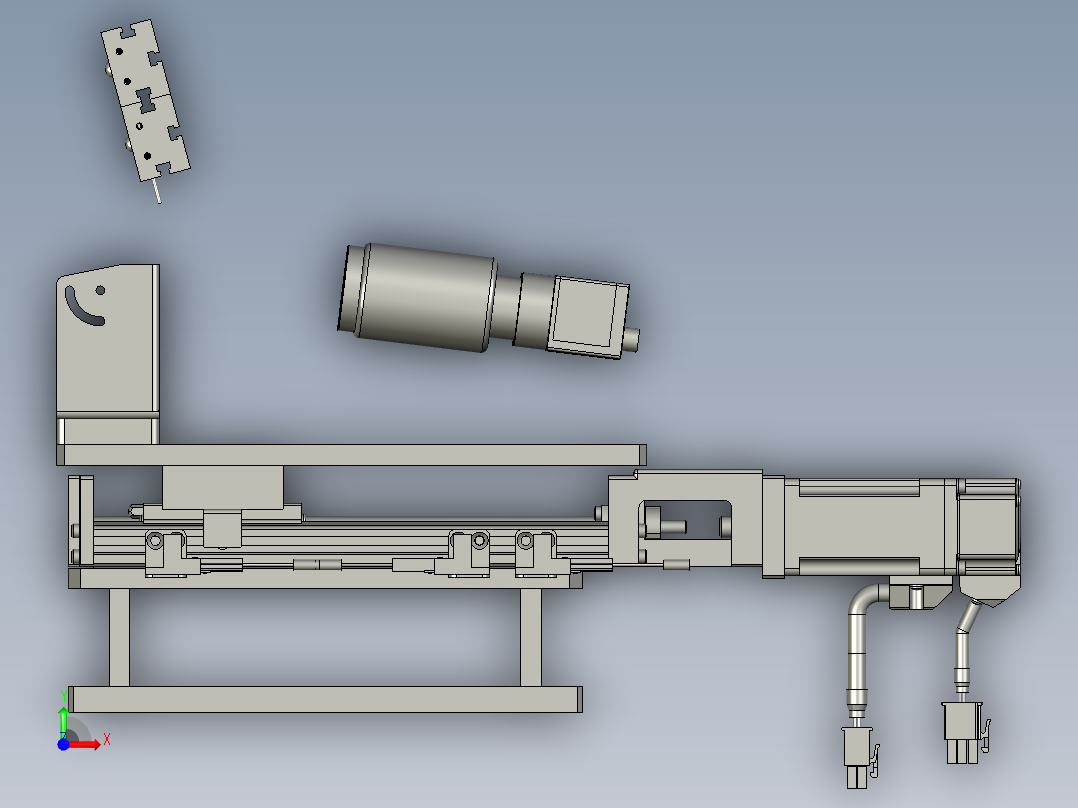 检测相机前视图