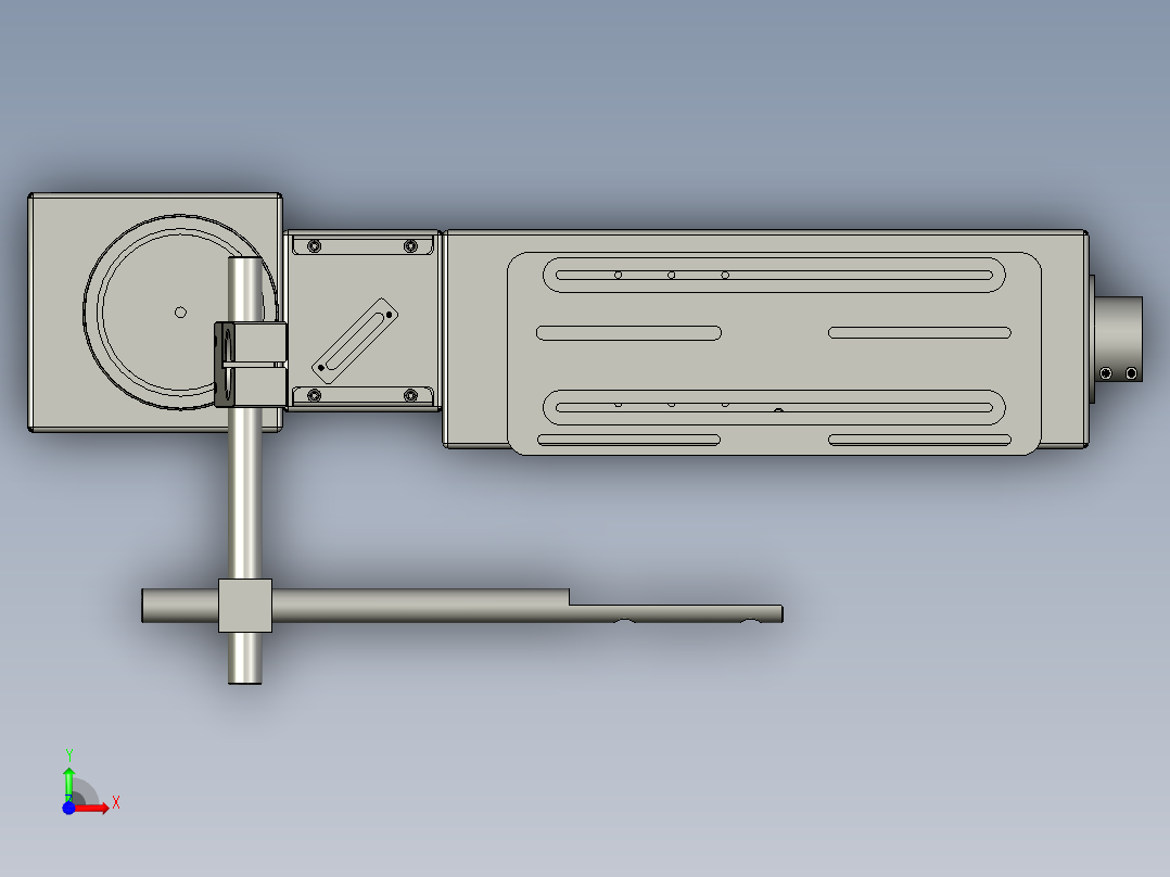 激光器装配体00333前视图