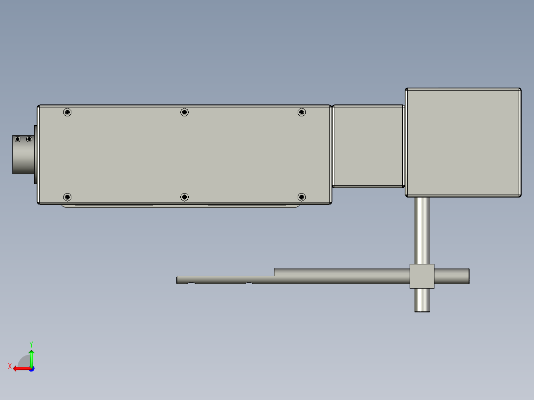 激光器装配体00333后视图