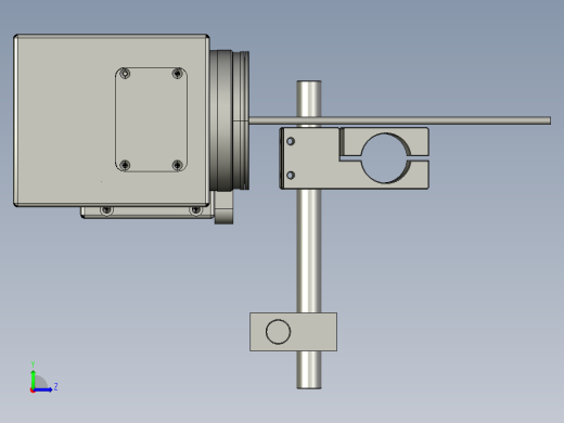 激光器装配体00333左视缩略图
