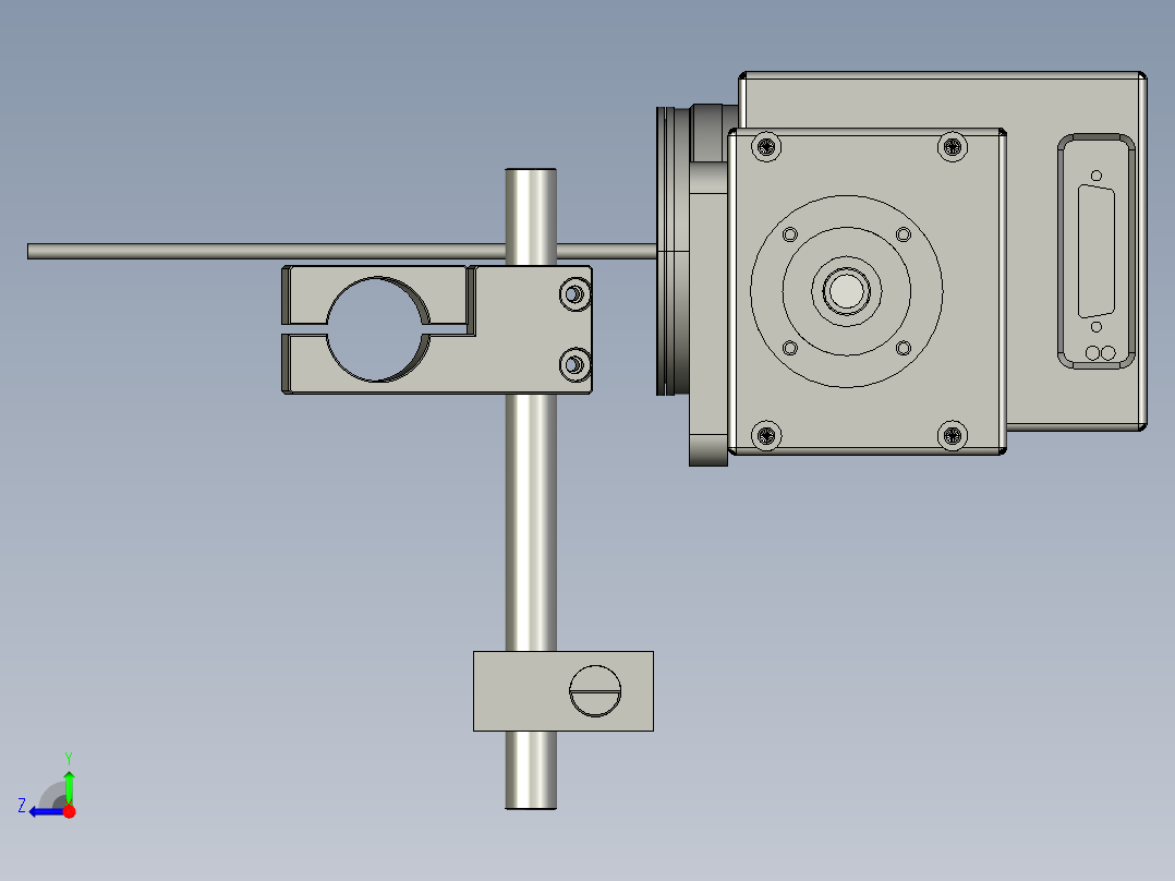 激光器装配体00333右视图