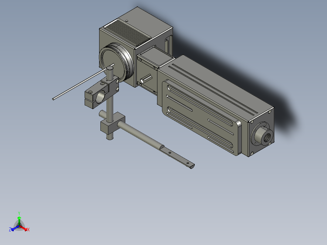 激光器装配体00333正等轴测图