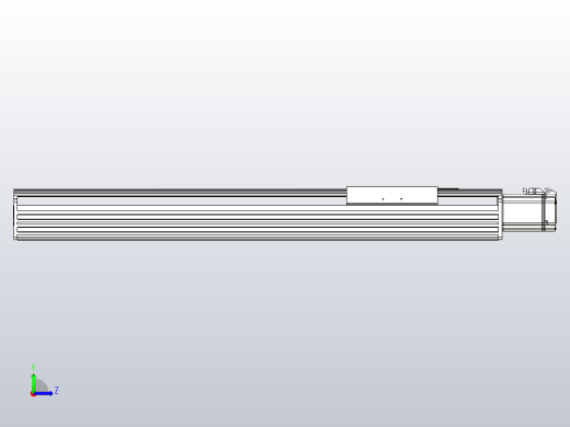 日规模组半封闭丝杆TPA-HNR-202D-2510C-L650-M-Y-P75-N3左视缩略图