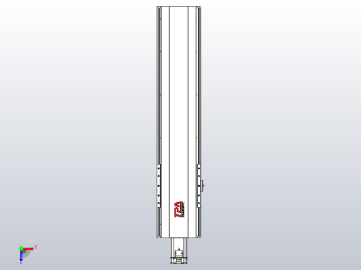 日规模组半封闭丝杆TPA-HNR-202D-2510C-L650-M-Y-P75-N3俯视缩略图