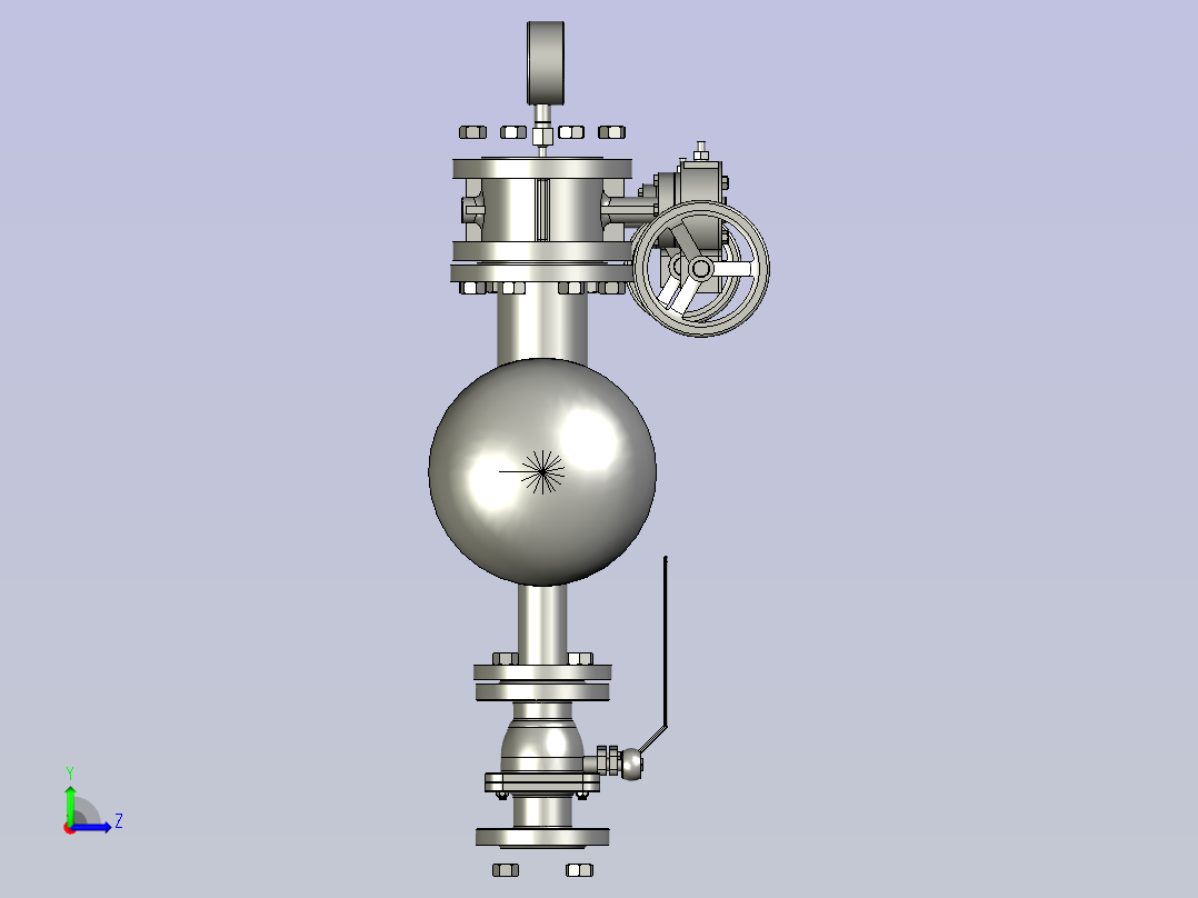 分集水器组装模块左视图