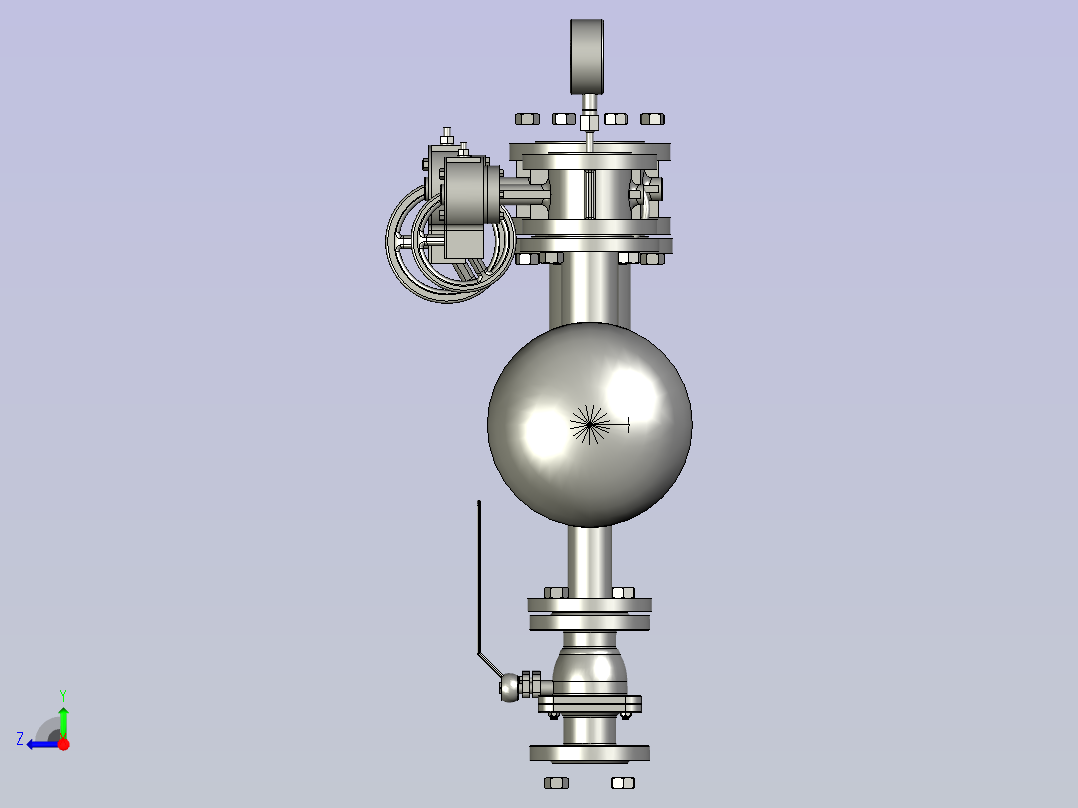 分集水器组装模块右视图