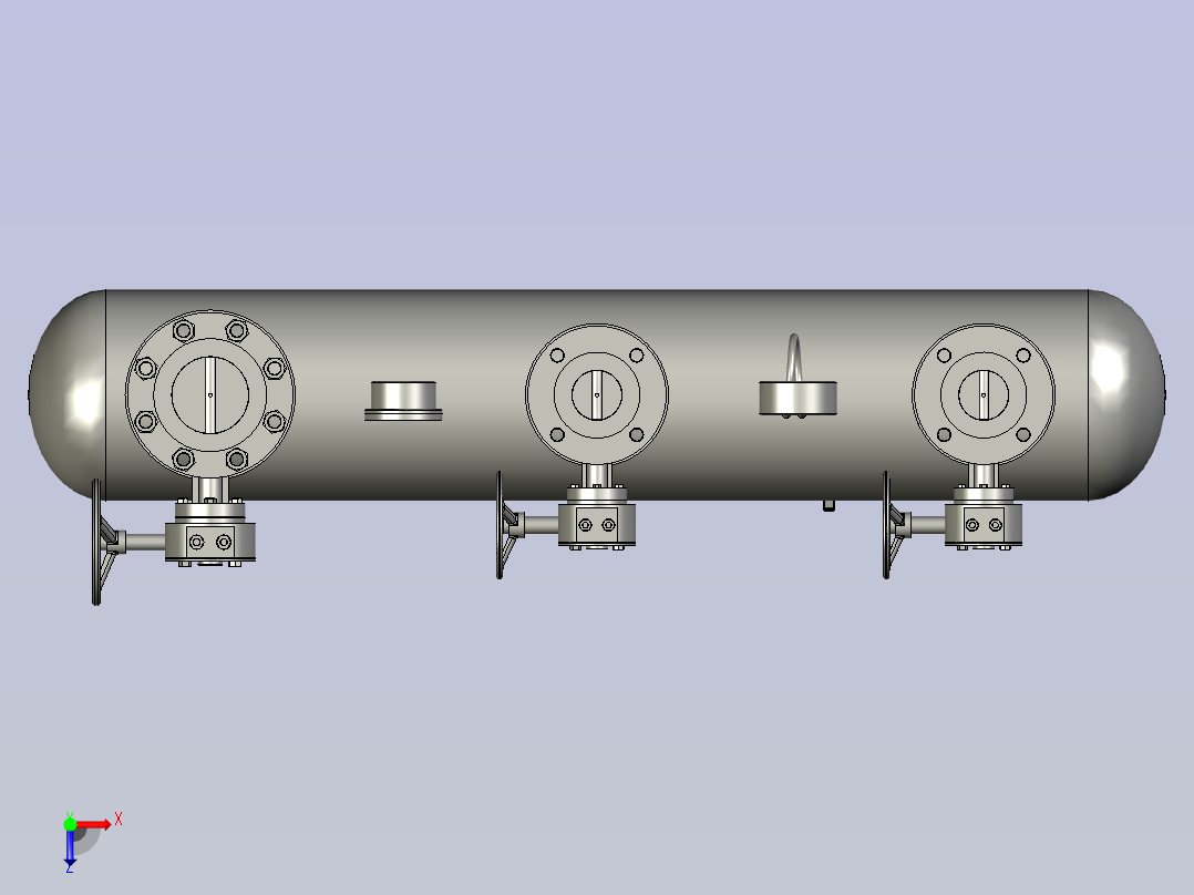 分集水器组装模块俯视图