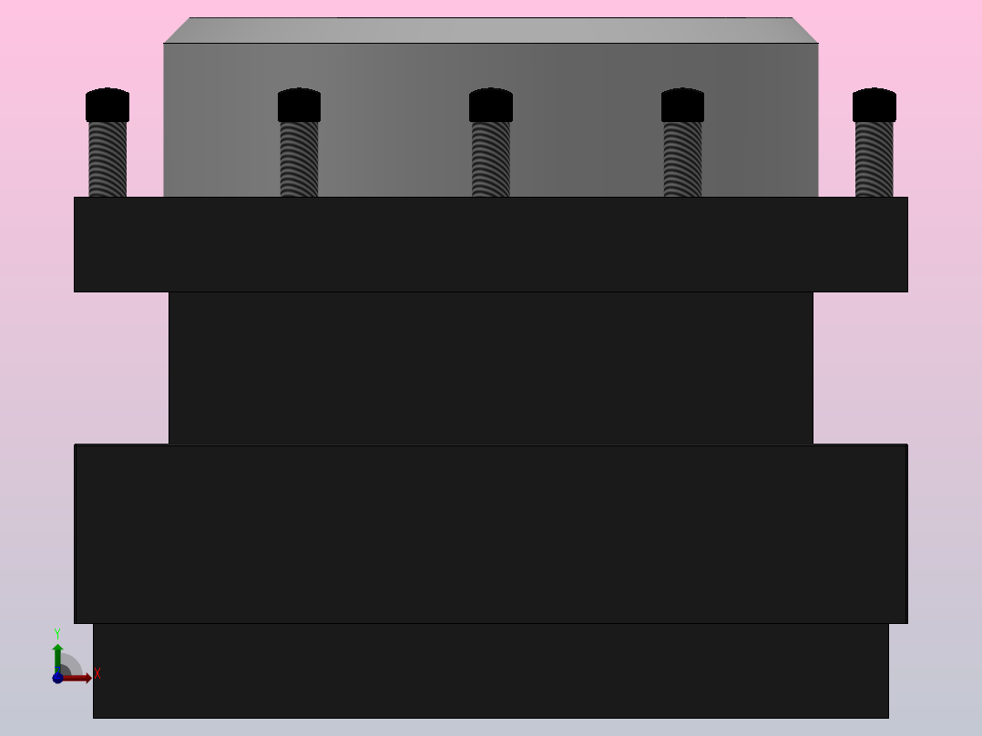 AK23系列数控转塔刀架[AK23440X4C]前视图