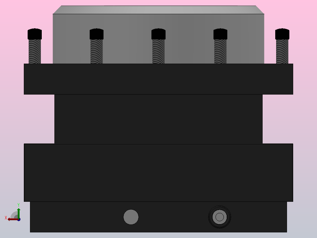 AK23系列数控转塔刀架[AK23440X4C]后视图