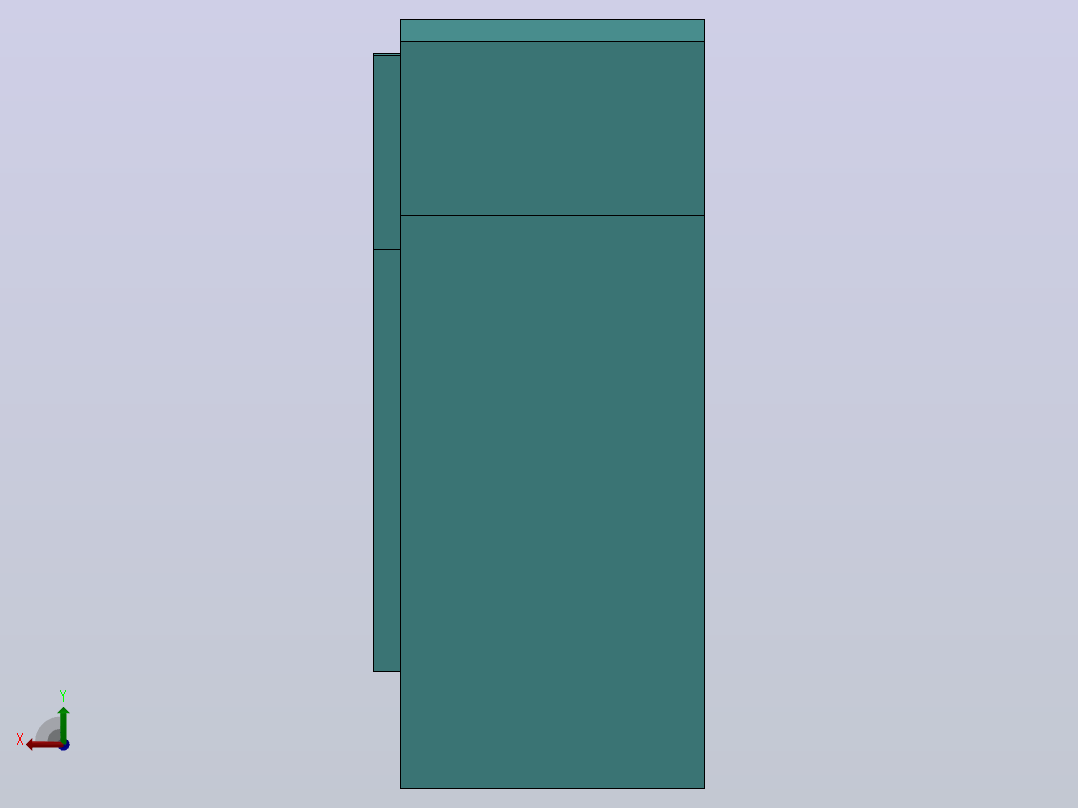 TE系列功率-功率因数隔离变送器-B型[TE系列功率-功率因数隔离变送器-B型]主视图