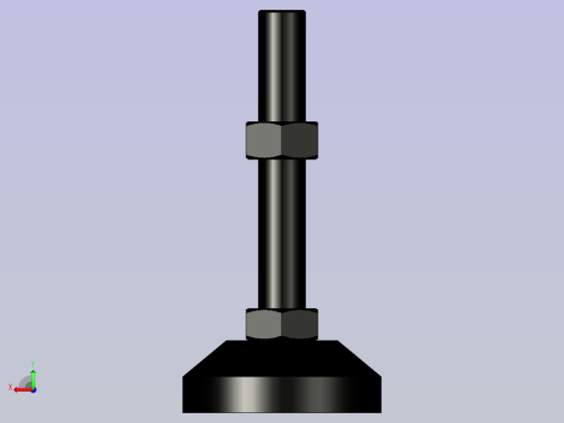 脚轮脚杯3D  WAD72-D100-M24-L150.x_t后视缩略图