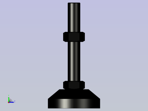 脚轮脚杯3D  WAD72-D100-M24-L150.x_t左视缩略图