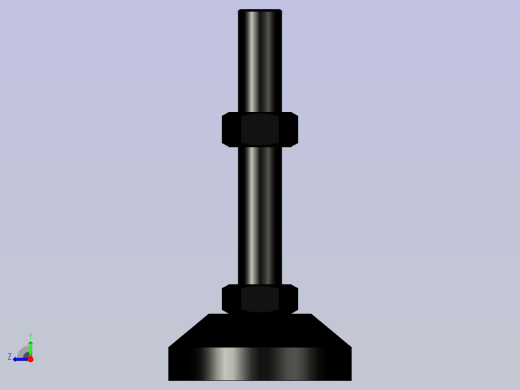 脚轮脚杯3D  WAD72-D100-M24-L150.x_t右视缩略图