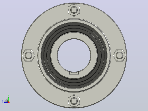 d45mm GOST R 50895-96轴用扭矩为1000 Nm的齿轮联轴器右视缩略图