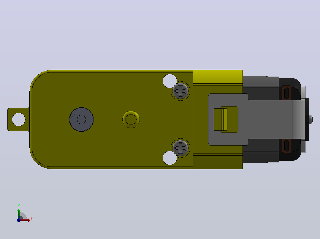 仿人双腿腿部行走机构3D数模图纸 Solidworks设计前视图