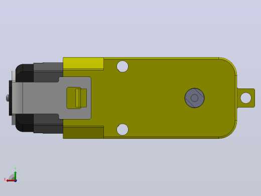 仿人双腿腿部行走机构3D数模图纸 Solidworks设计后视缩略图
