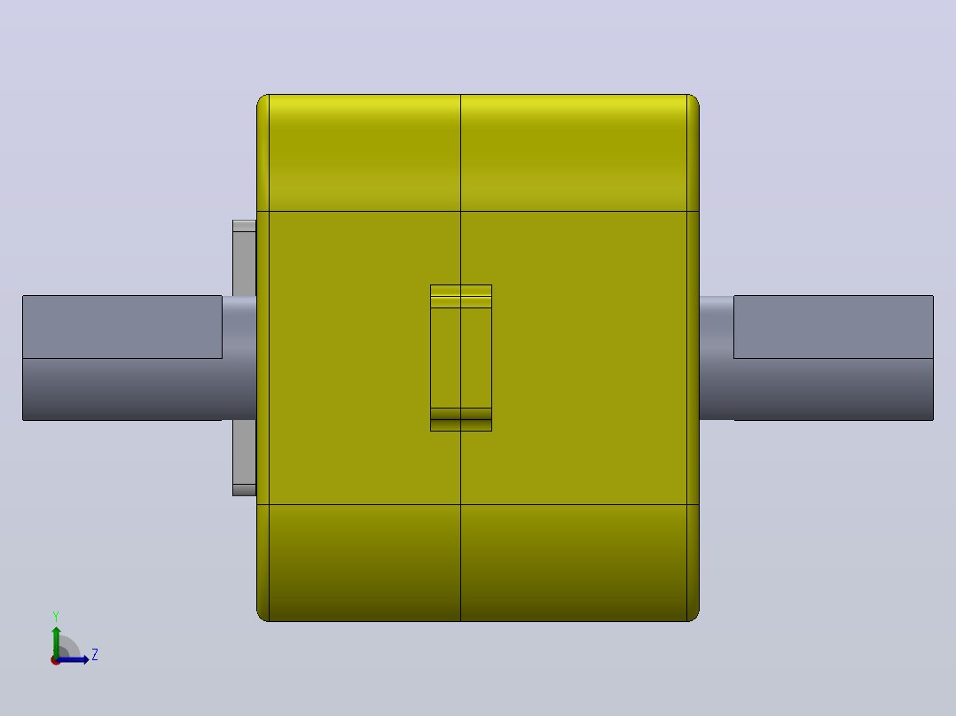 仿人双腿腿部行走机构3D数模图纸 Solidworks设计左视图