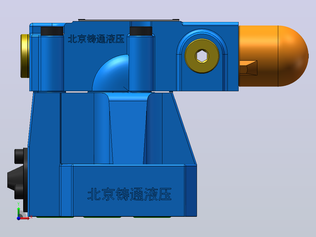 DA10-2 先导式卸荷溢流阀前视图