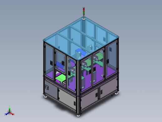 AOI视觉检测设备正等轴测缩略图