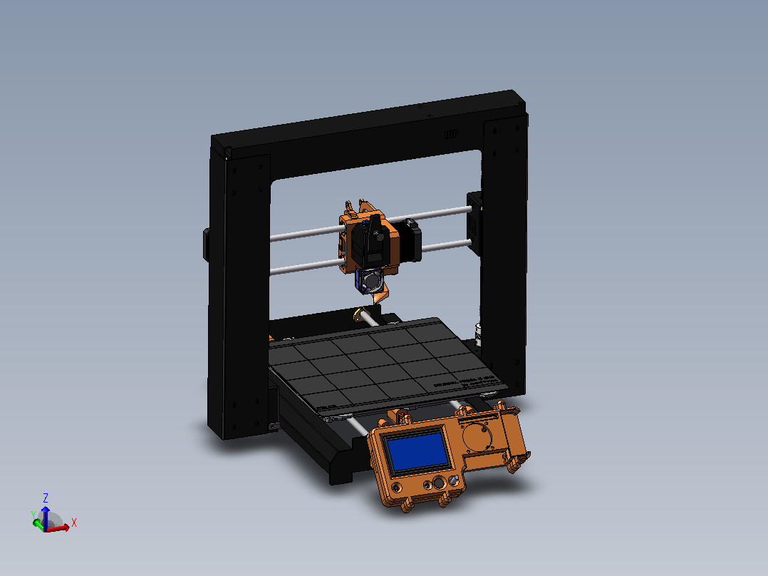 Prusa MK3S-3D打印机主视图