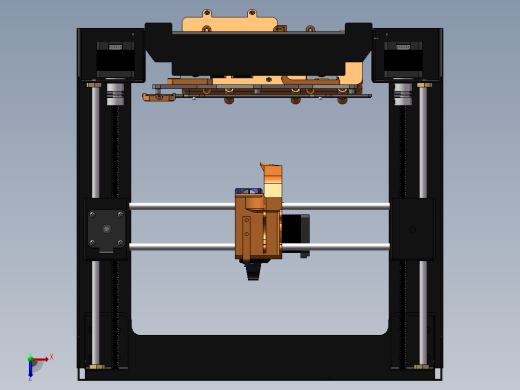 Prusa MK3S-3D打印机俯视缩略图