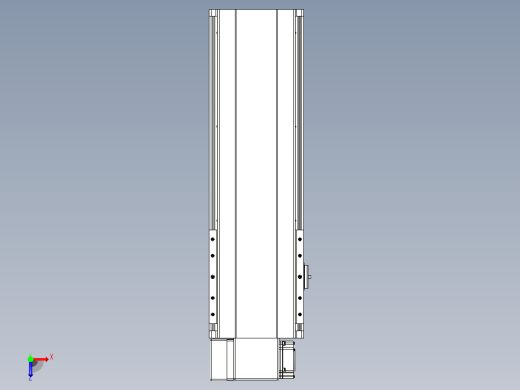 皮带直线轴半封闭可选导轨TPA-HNB-202D-140-L350-LP-Y-P75-N3俯视缩略图