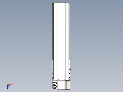 皮带直线轴半封闭可选导轨TPA-HNB-220D-176-L600-RP-C-P1K-N3俯视缩略图