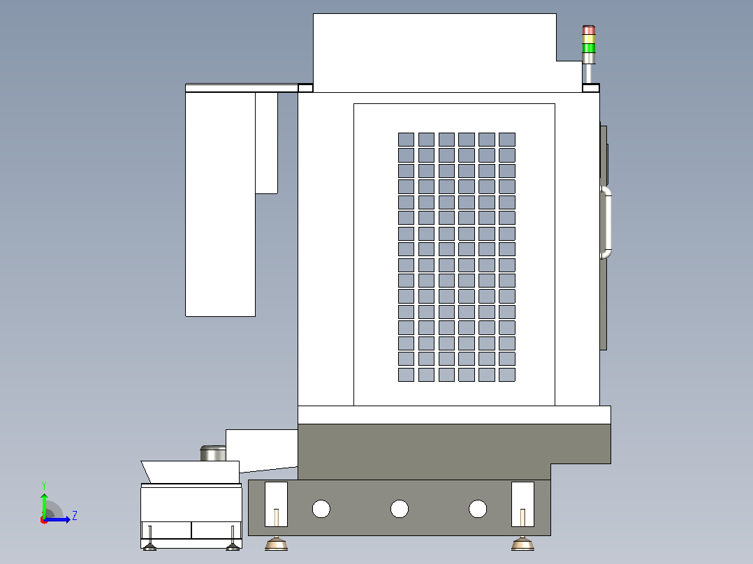 Fanuc a-D14MiA机床左视图