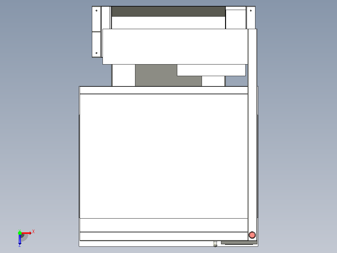 Fanuc a-D14MiA机床俯视图