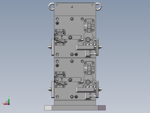 阀体夹具组立图后视缩略图