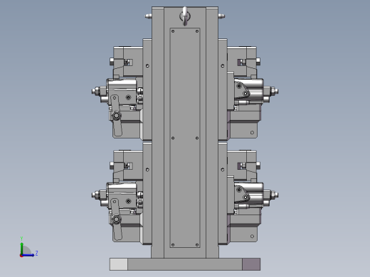 阀体夹具组立图左视缩略图