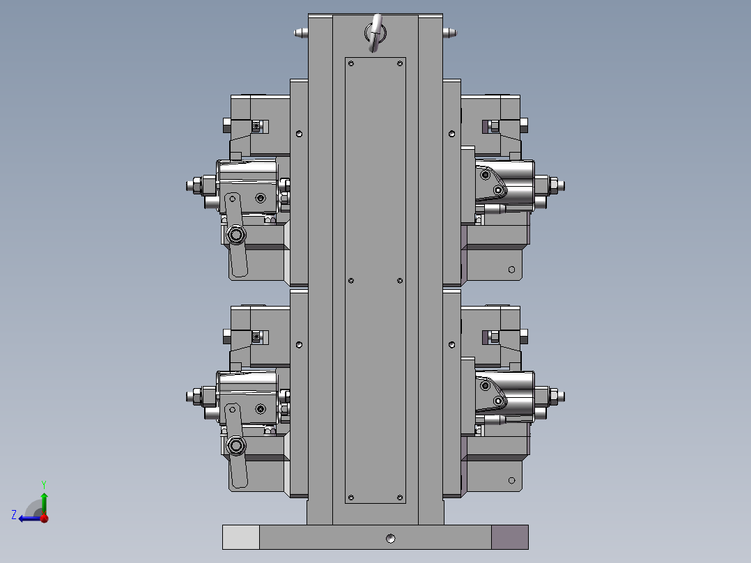 阀体夹具组立图右视图