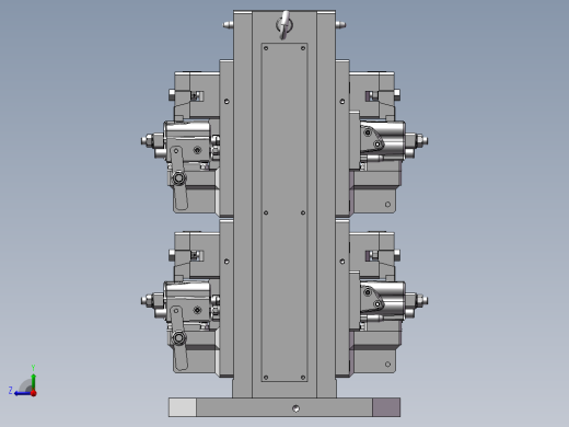 阀体夹具组立图右视缩略图