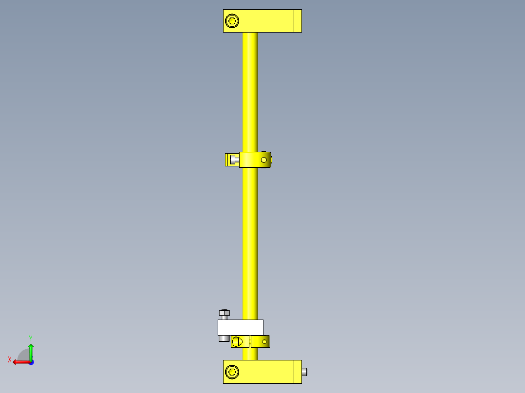 操作盘旋转机构后视图