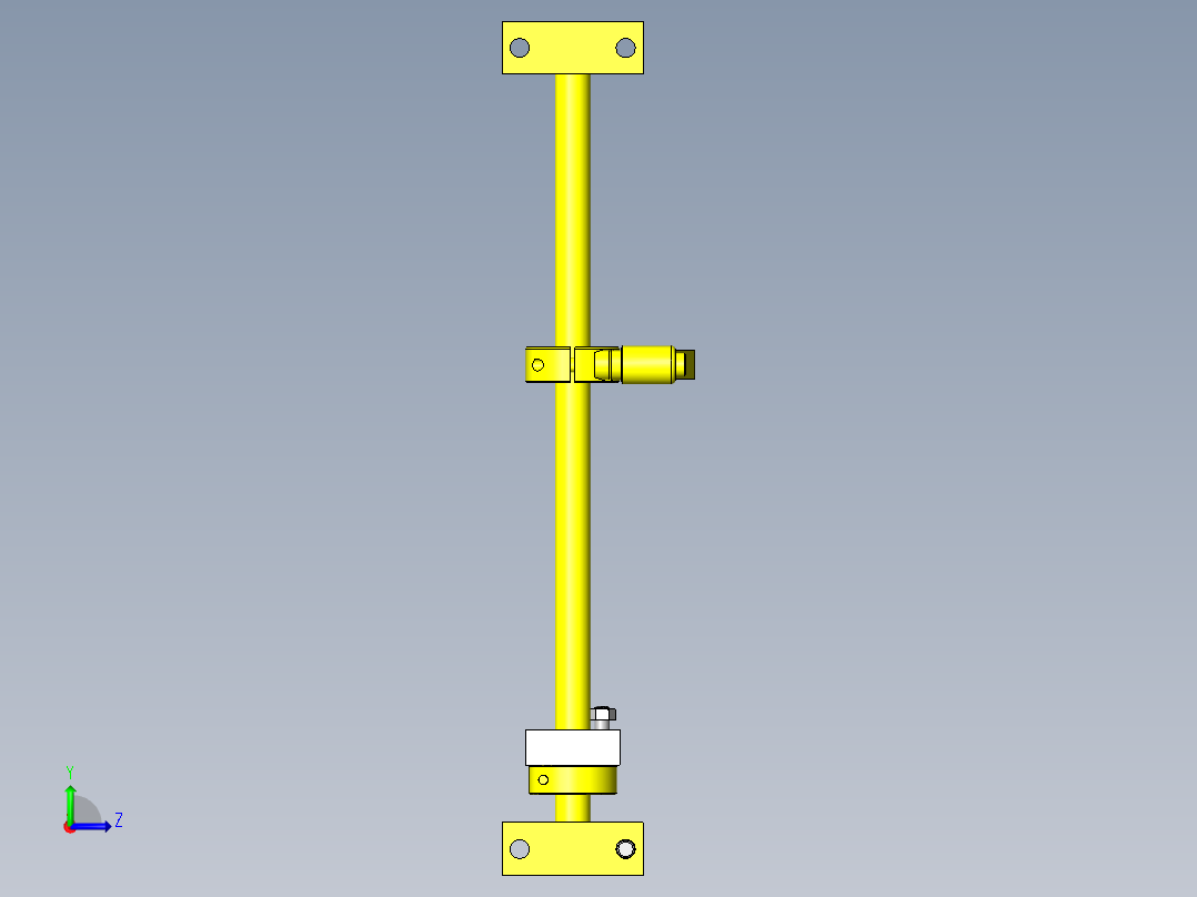 操作盘旋转机构左视图