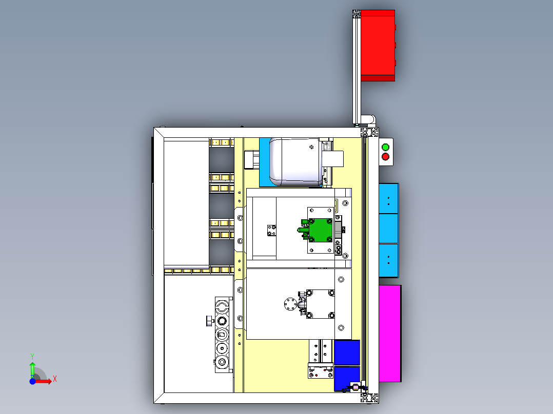 FB11041 319奥迪滑轨压接设备改造前视图