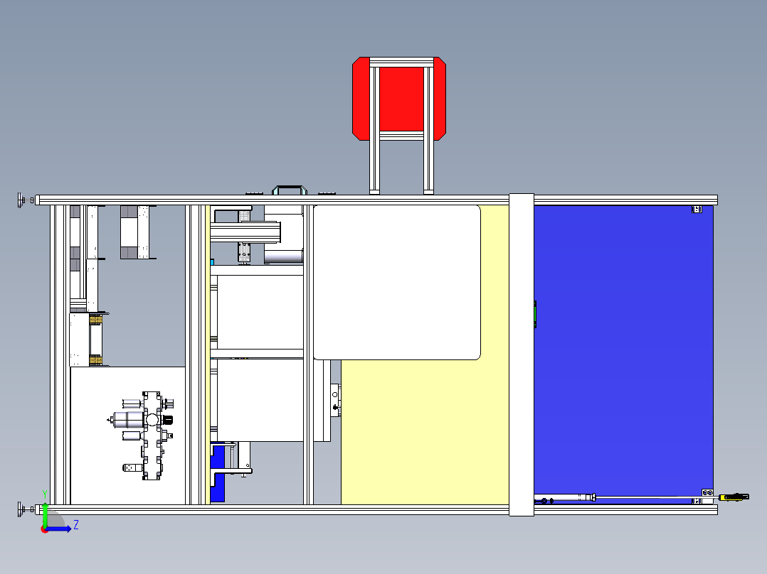 FB11041 319奥迪滑轨压接设备改造左视图