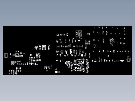 建筑室内装饰cad图块