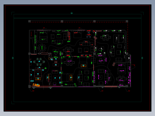 家具专卖店平面图