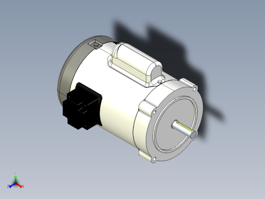 美国宝德公司汽车发动机3D模型