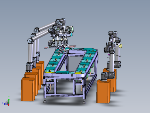 E059 全自动柔性环型组装生产线