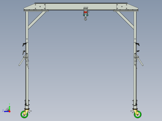 便携式龙门机架 2吨右视缩略图