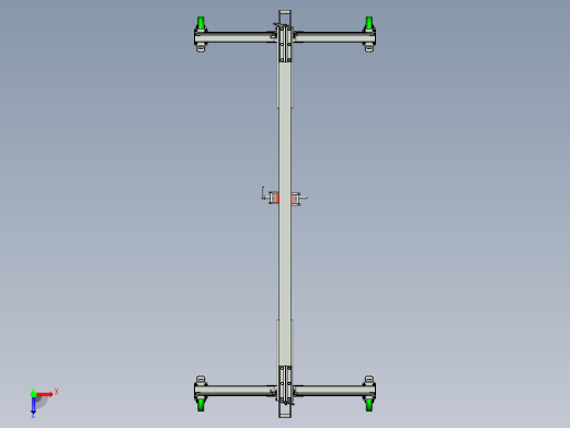 便携式龙门机架 2吨俯视缩略图