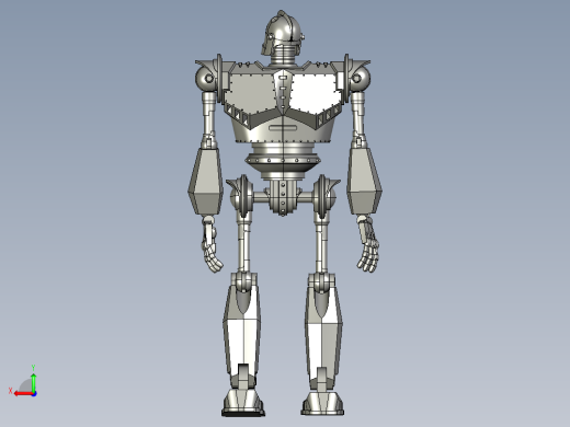 动画钢铁巨人手办玩具后视缩略图