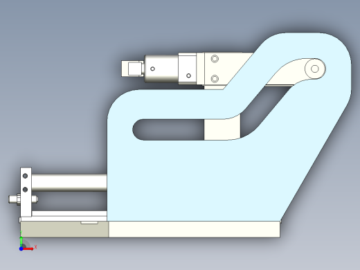 凸轮槽定位机构前视缩略图