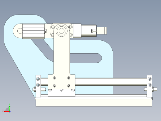 凸轮槽定位机构后视缩略图