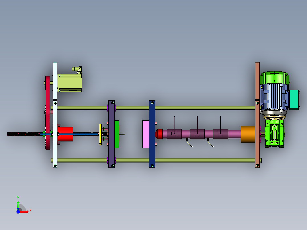 小型立式塑料硅胶注塑成型机前视图