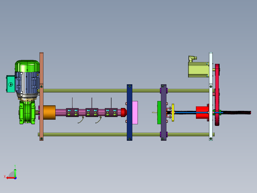 小型立式塑料硅胶注塑成型机后视图